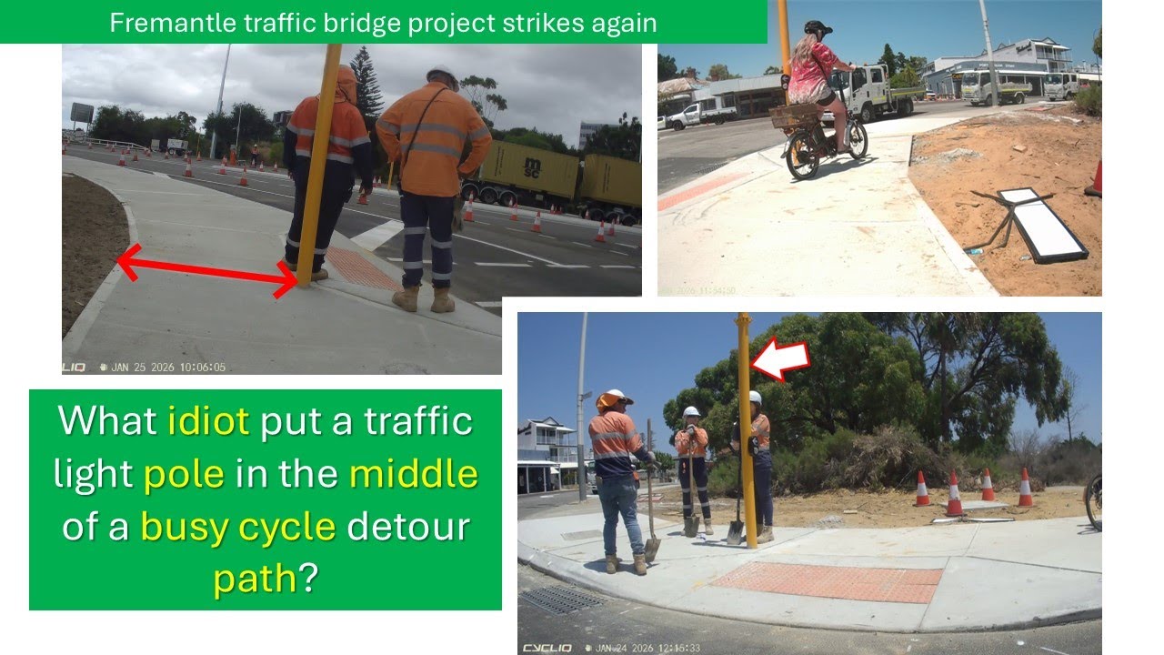Main Roads thinks they can encourage cycling around Fremantle by making it more dangerous