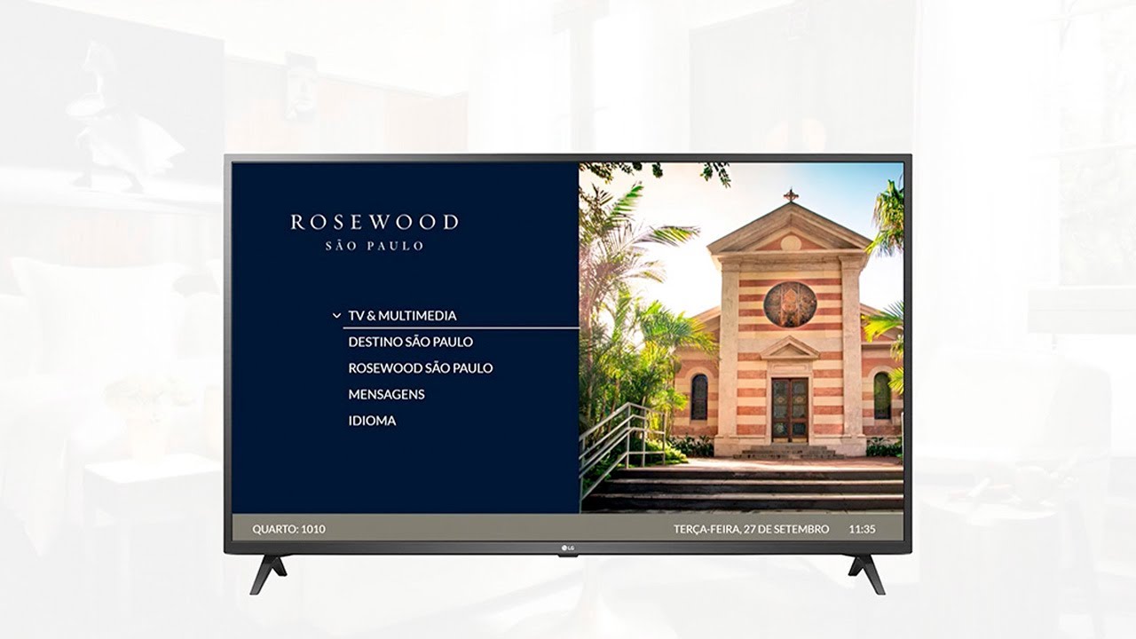 Rosewood S&atilde;o Paulo offers the best TV entertainment with customised solutions provided by Nonius