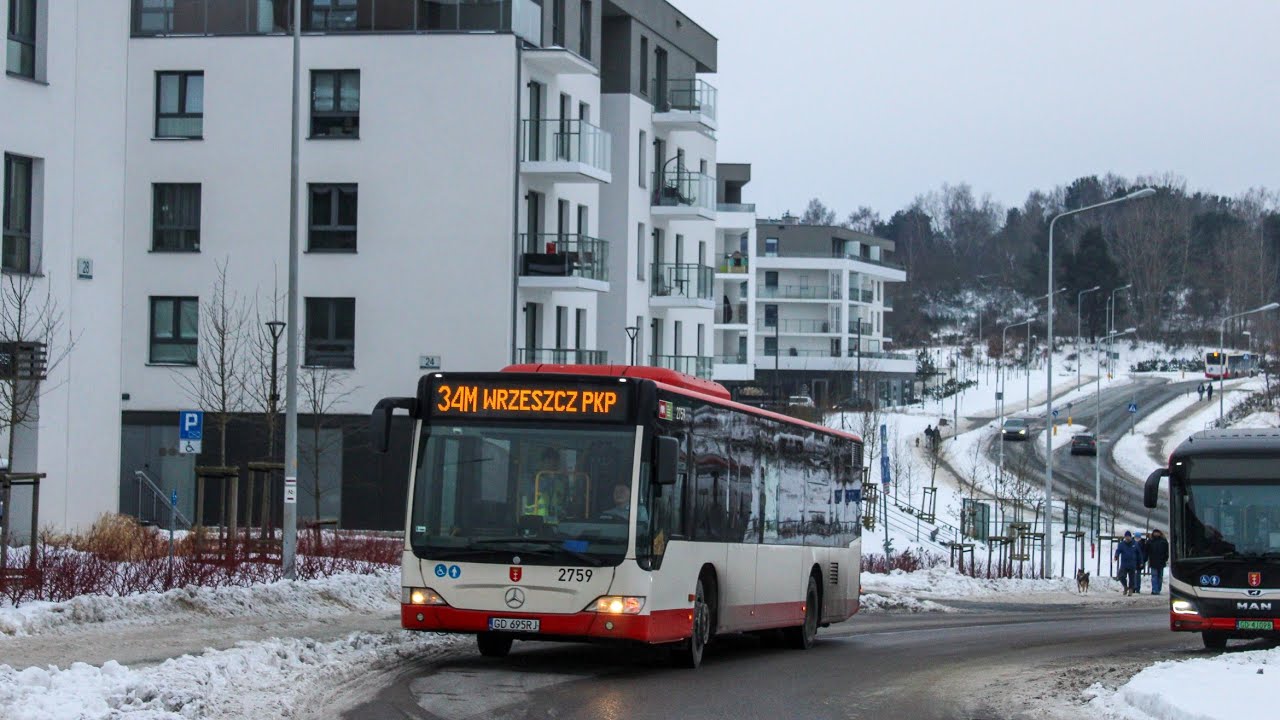 Przejazd: Mercedes-Benz O530 II #2759 GAiT Gdańsk - Linia 34M