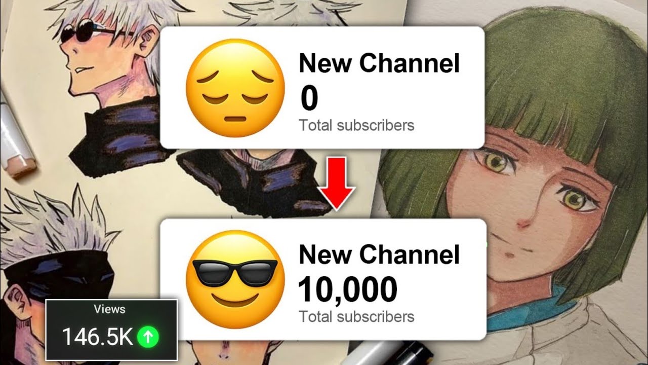 How to Grow your Art Youtube Channel & Instagram account😎