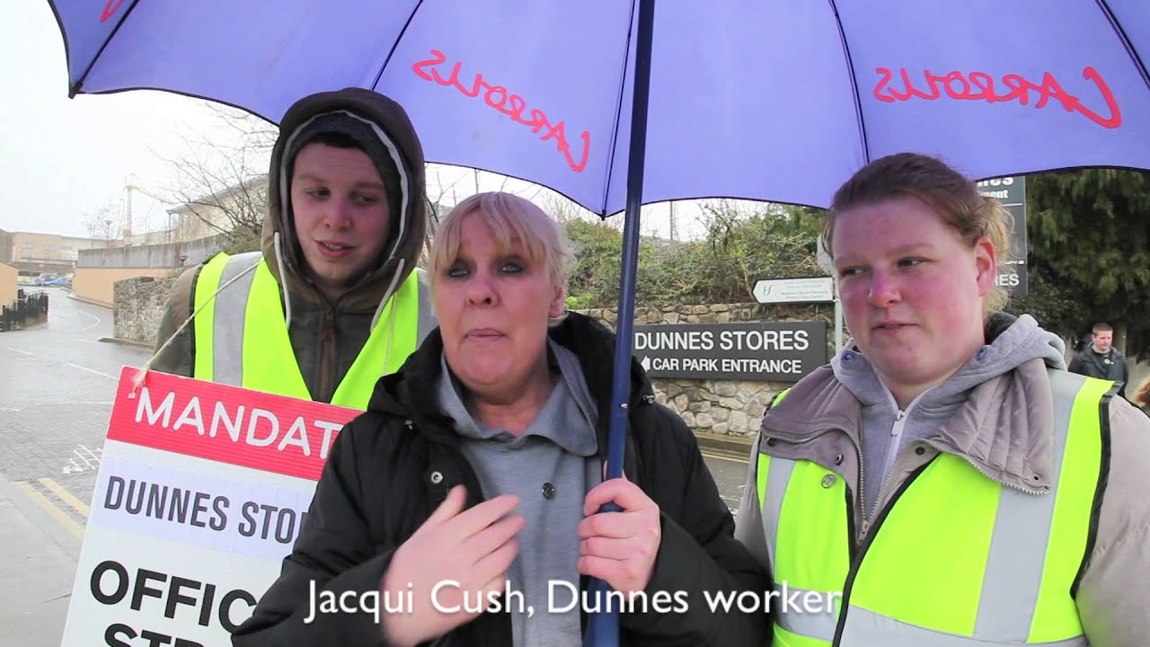 #Decency4Dunnes National Strike Newtownmountkennedy 2nd April 2015
