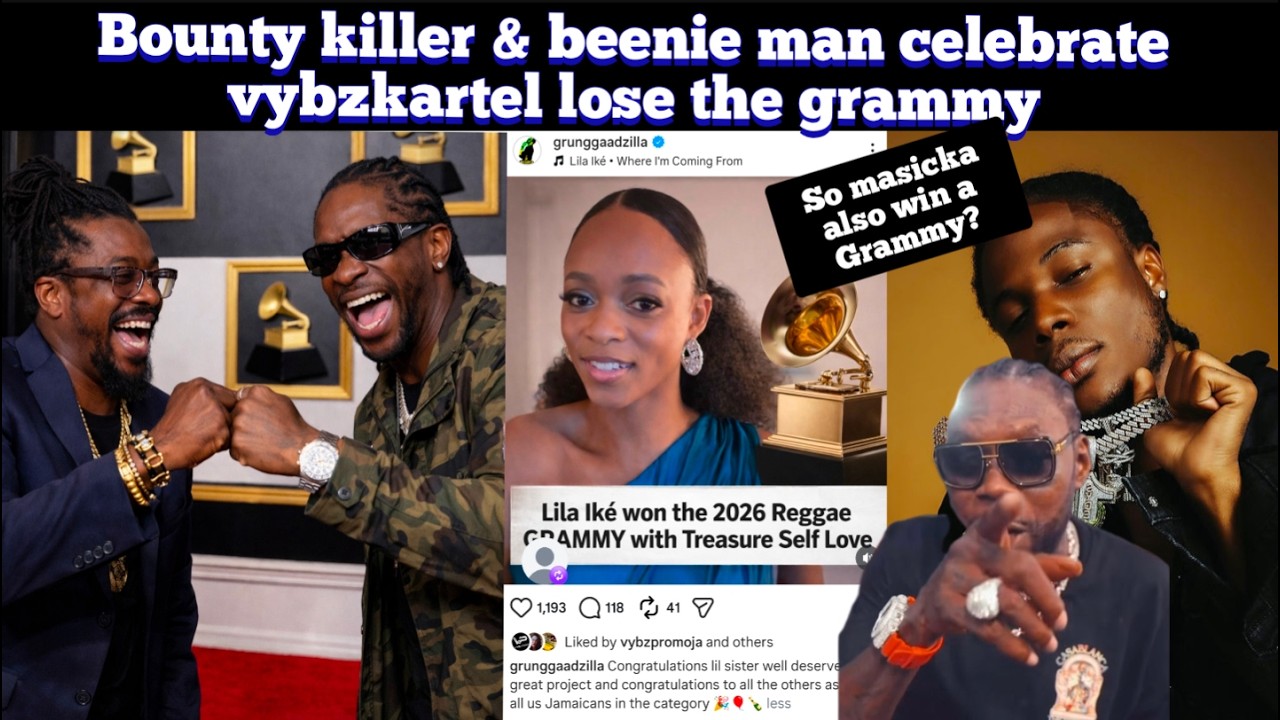 did you know masicka also won a grammy on keznamdi album bounty jump the gun congrat lila ike