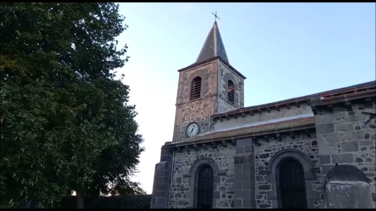 Cloches église St-Jean-Baptiste d'Olloix (63) - Sonnerie de l'angélus