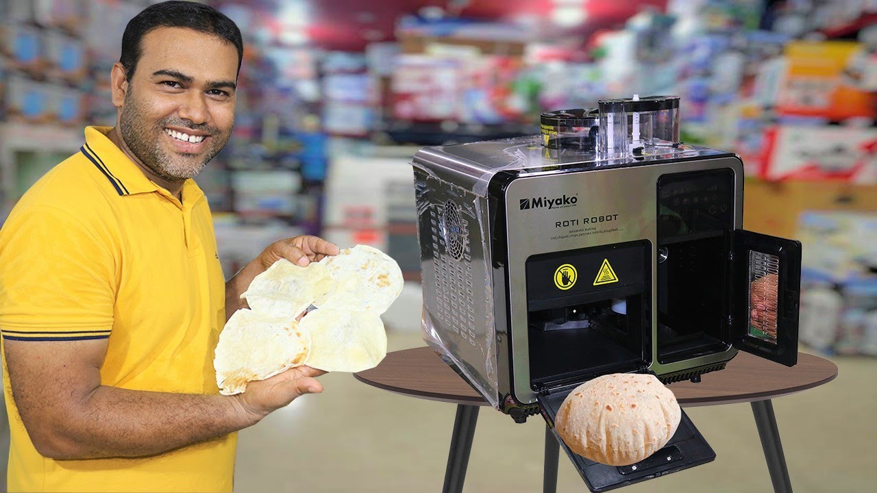 ১ মিনিটে রুটি তৈরির মেশিন | রুটি মেকারের দাম | Automatic Roti maker | Fully Automatic Ruti Robot