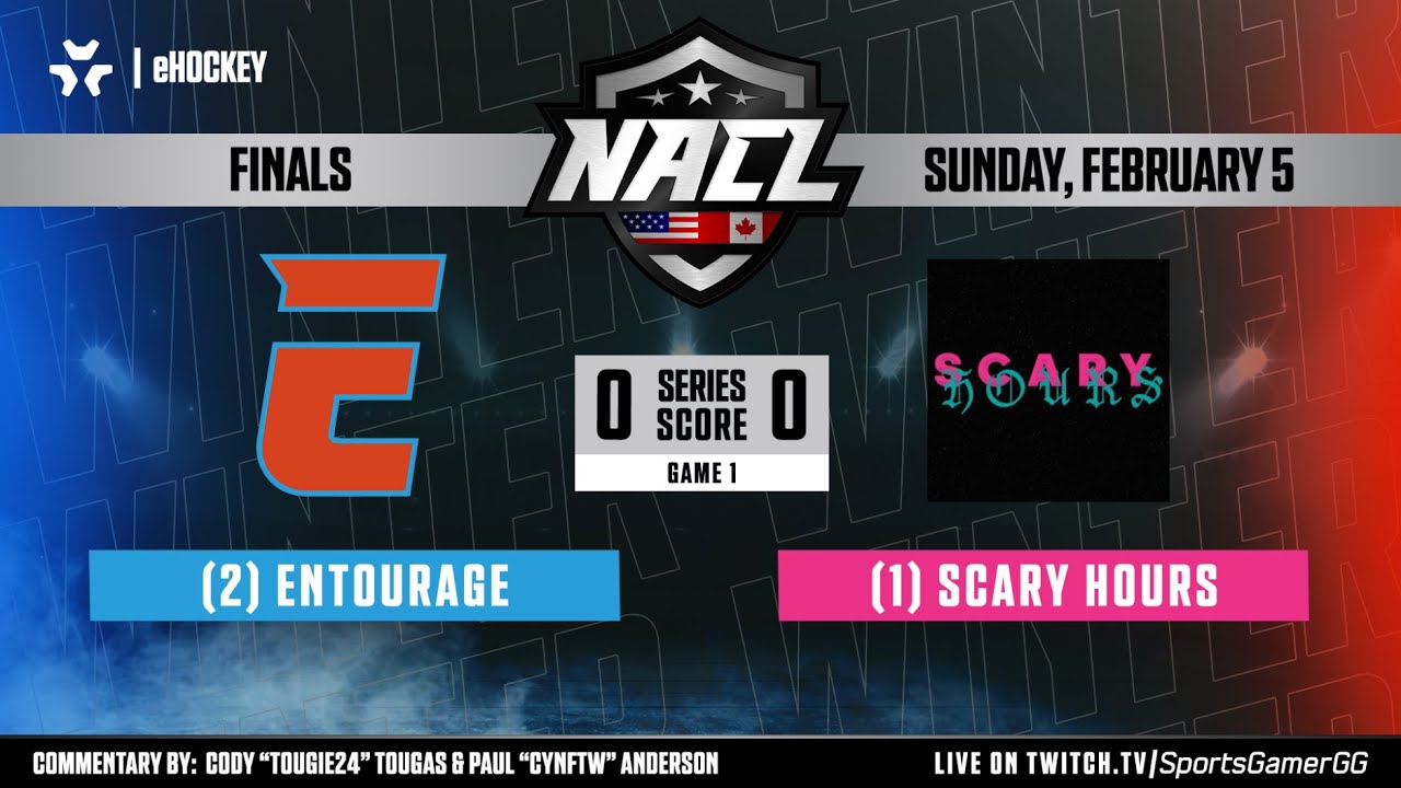 NACL Winter '23 FINALS HIGHLIGHTS | Entourage vs. Scary Hours - NHL 23 EASHL 6s Gameplay