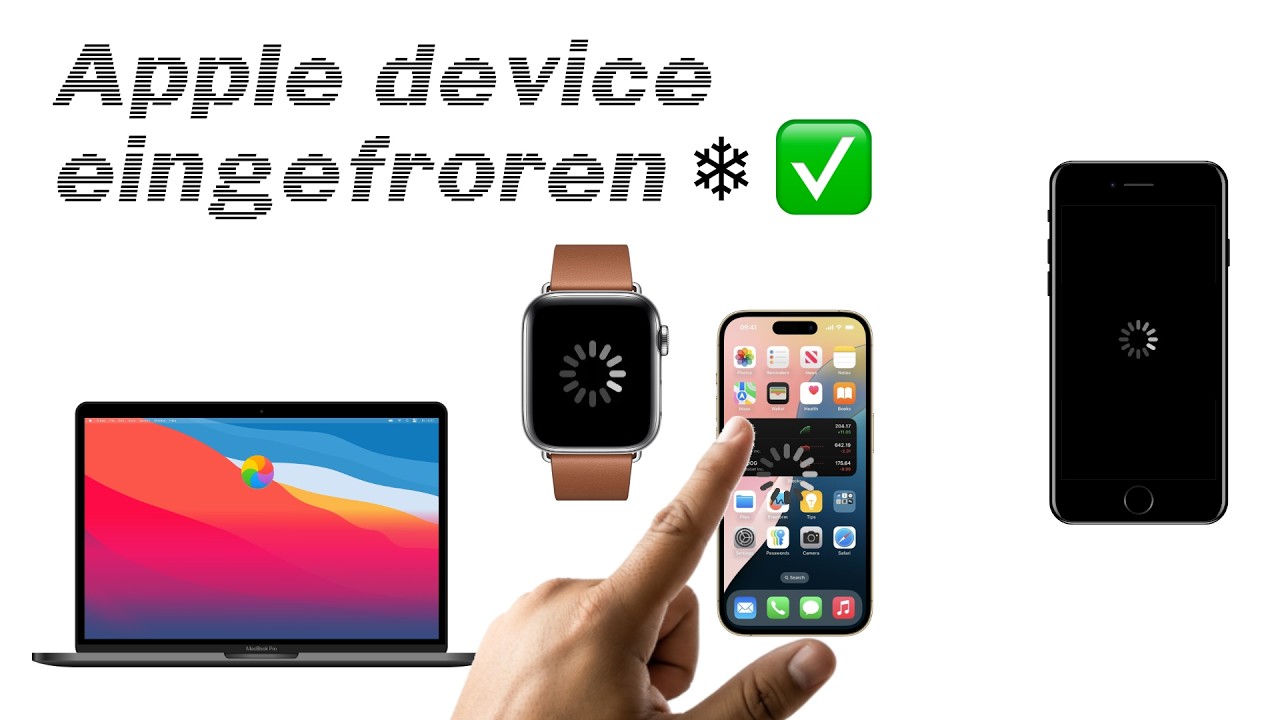 iPhone, iPad, Mac oder Apple Watch eingefroren/aufgehangen: Das sollst du tun!