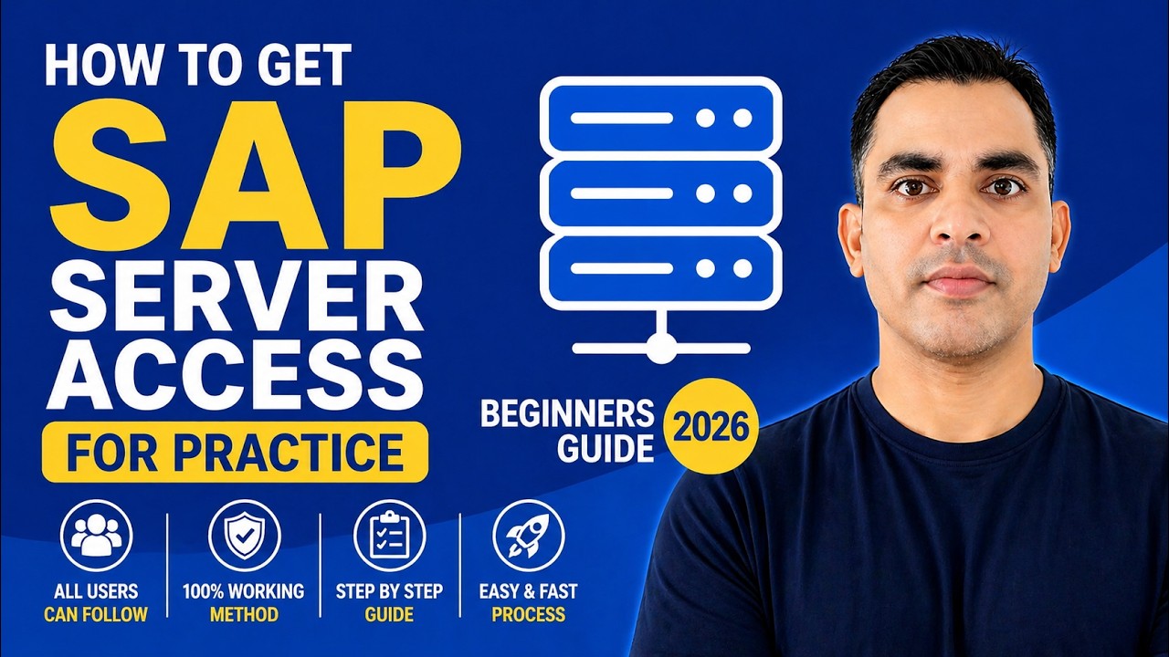 Как получить доступ к серверу SAP для практики | Руководство для начинающих 2025 (за несколько ми...