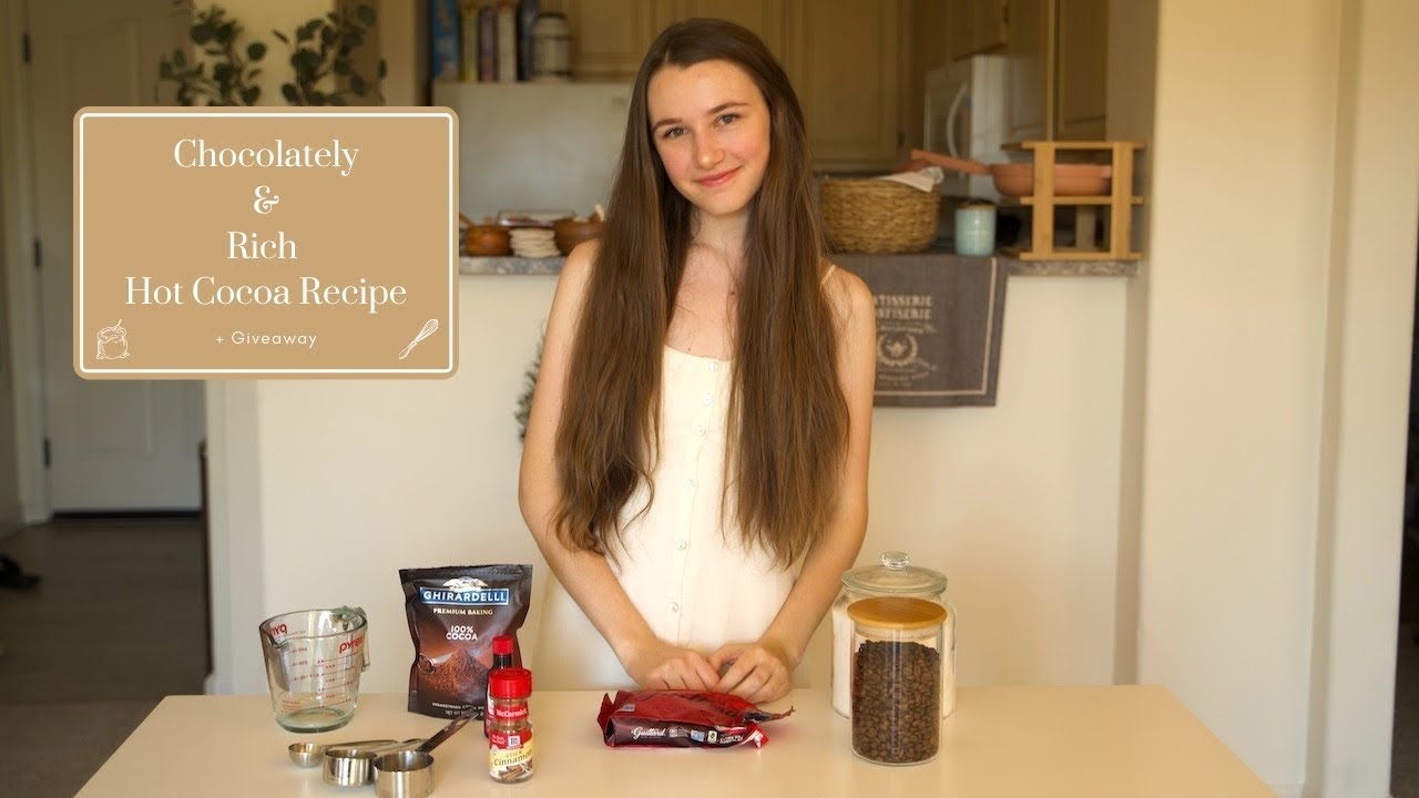 Мой ЛЮБИМЫЙ рецепт горячего шоколада + розыгрыш ☕ Кулинарная серия ASMR