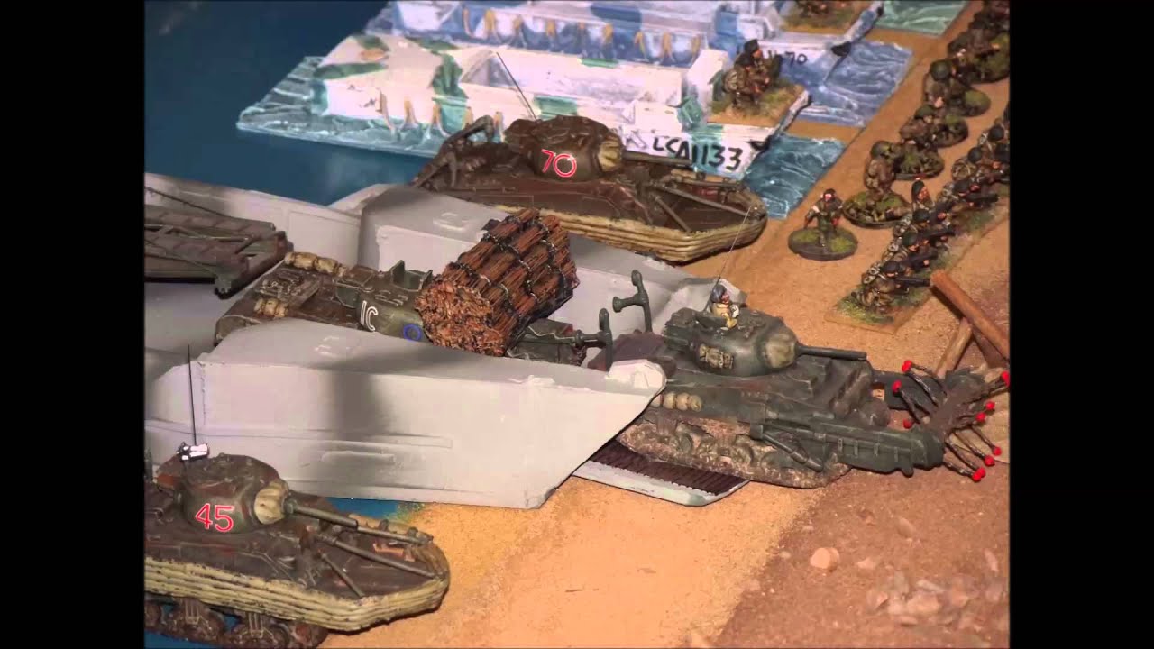 Battle 99. D-Day, Sword Beach 1944. Normandy Landings. Battlegroup. 20mm.