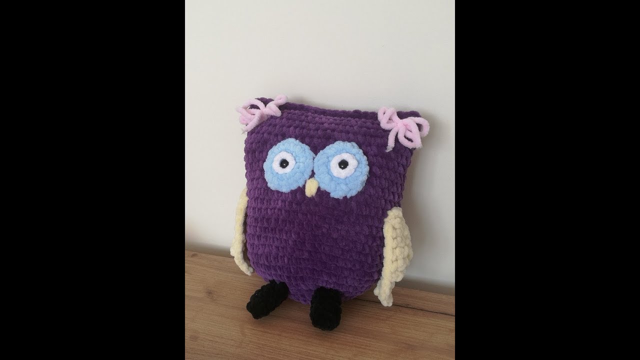 🐾 Sowa na szydełku 10k - crochet owl, krok po kroku, simply and fast