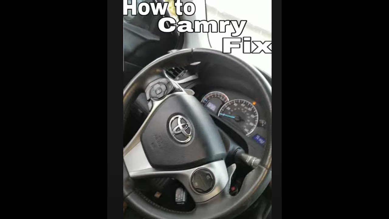 How to fix camry 2012 - 2017  steering noise