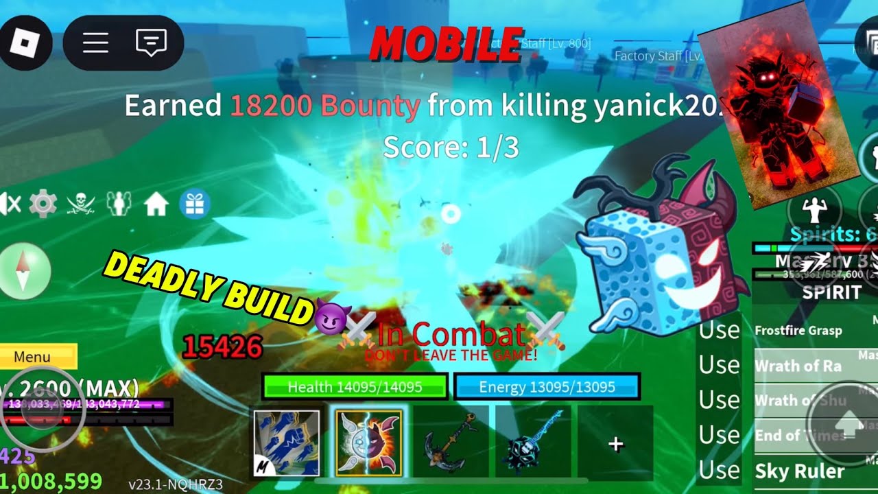 SPIRIT + HUMAN V4 does INSANE DAMAGE | Blox Fruits | 17k Subs Special✨