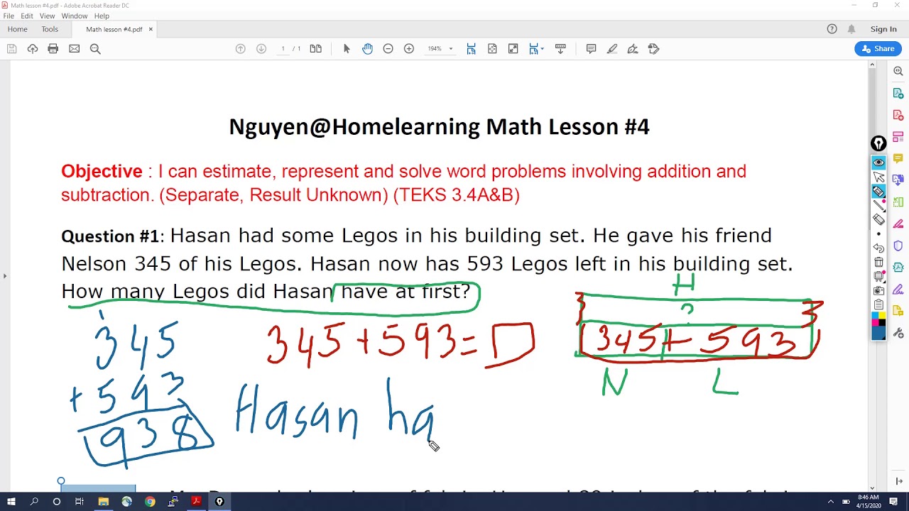 @HomeLearning Lesson #4