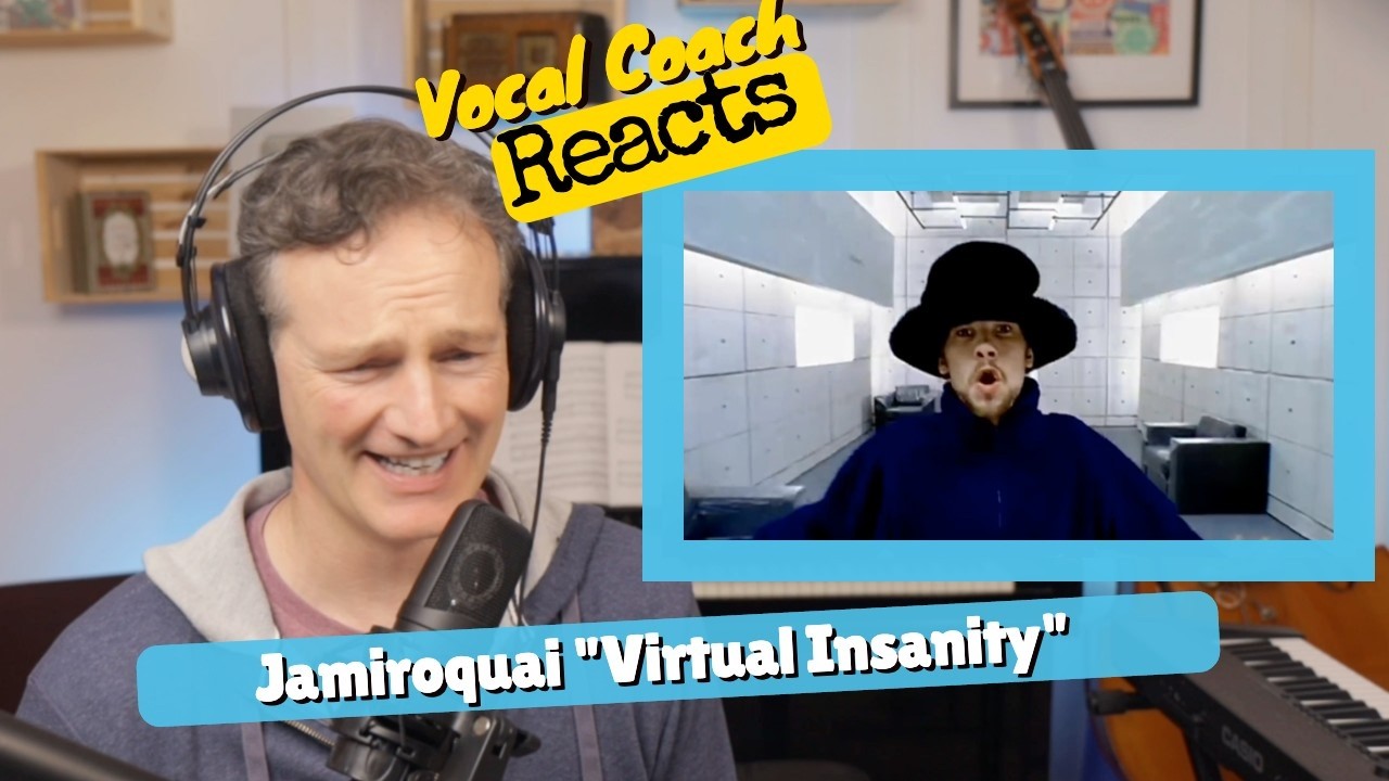 Реакция преподавателя вокала на песню Jamiroquai «Virtual Insanity»