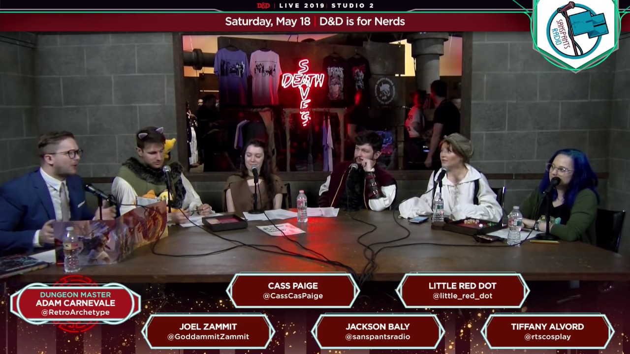 D&D Live 2019: Studio 2 Saturday - D&D is for Nerds