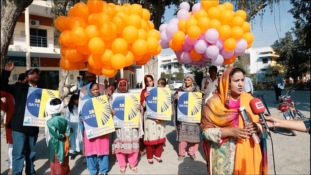16 Days of Activism Against Gender-Based Violence 2015 | Rally in Sargodha
