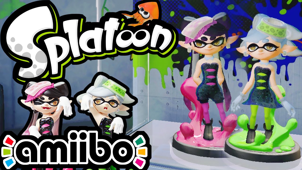 Splatoon Wii U Gameplay Callie & Marie amiibo! Splatfest Solo Songs (Bomb Rush Blush Tide Goes Out)