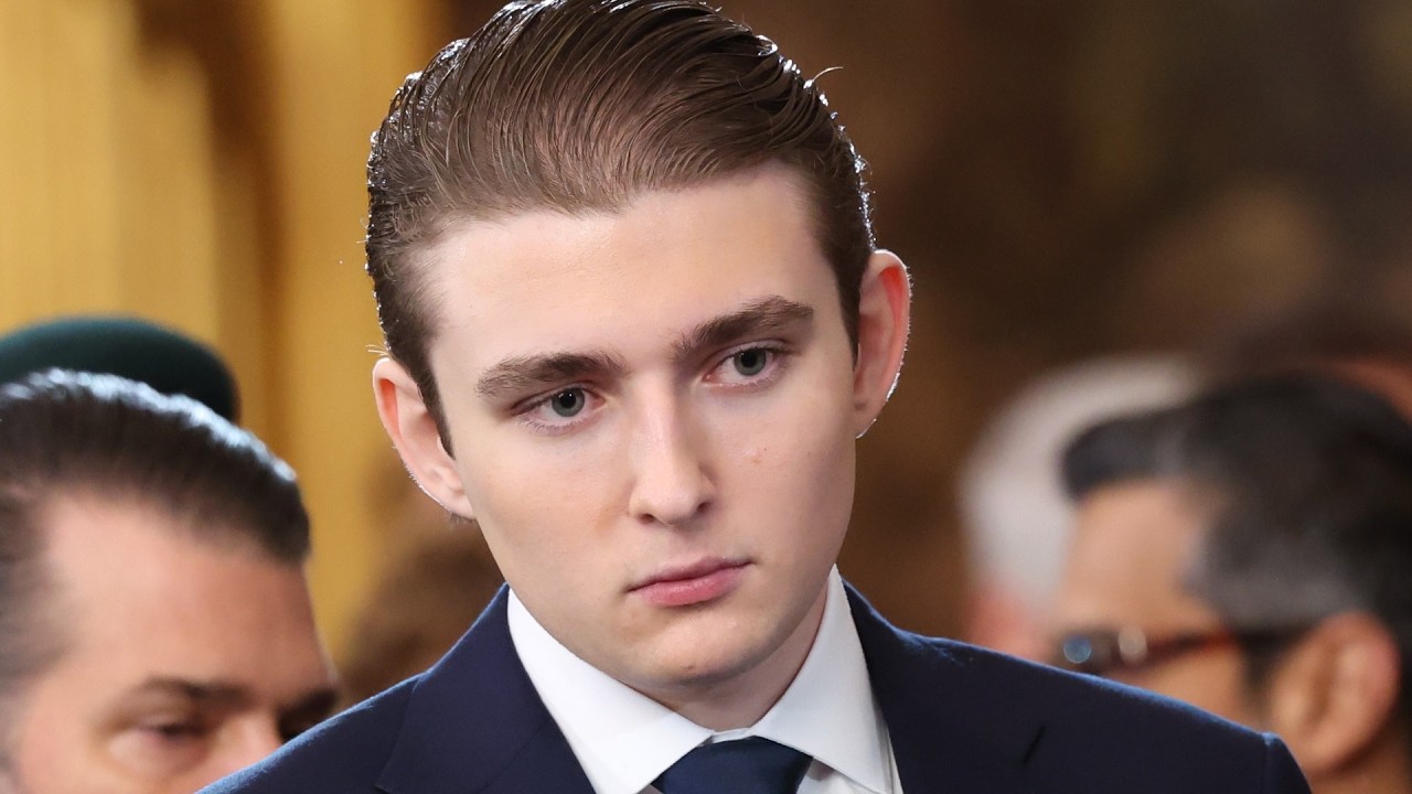 Barron's BFF's Cheeky Behavior Around Leavitt Is Raising Eyebrows
