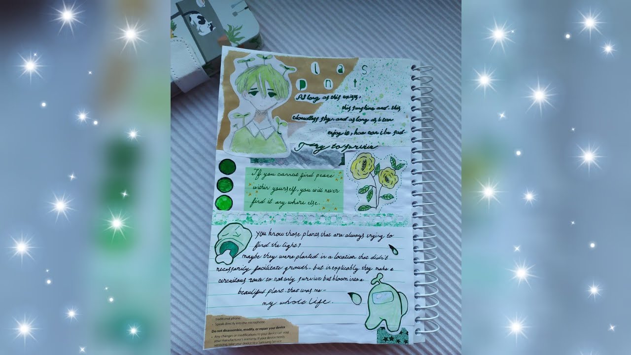 Journal with me #10 green 💚📗