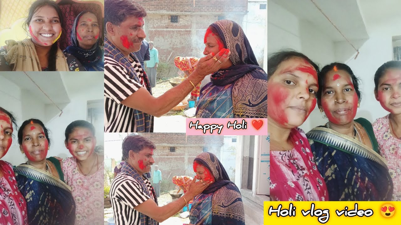Hamar gaon ke holi 😍 || holi vlog video || nehasahucg 