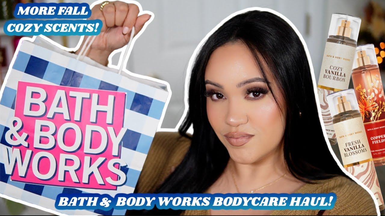 BATH & BODY WORKS FALL BODYCARE HAUL 2023! 🍂 NEW SCENTS + LAYERING COMBOS 🍁