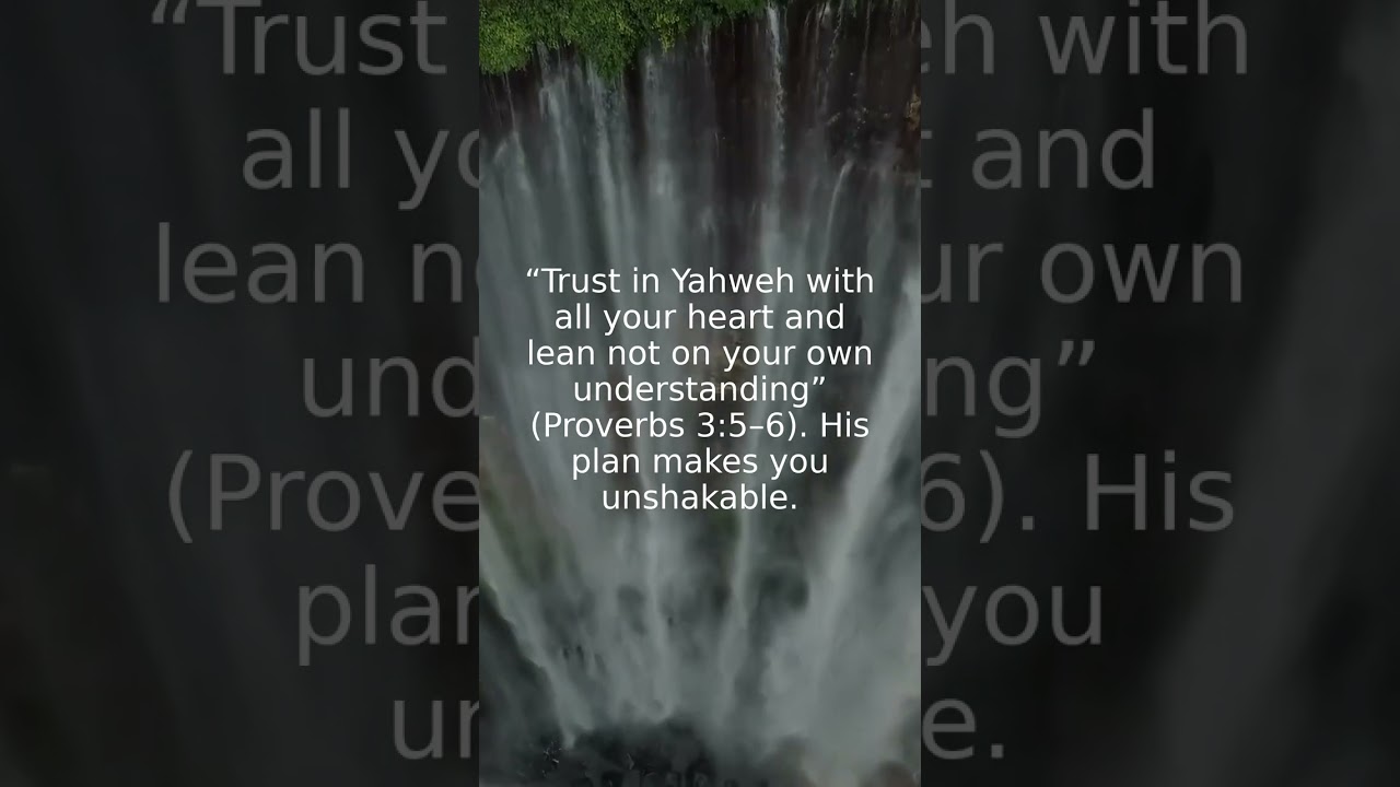 Believe in Yahweh’s Plan 