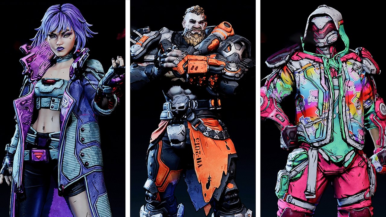 Borderlands 4 - All Vault Hunter Skins & Outfits Showcase