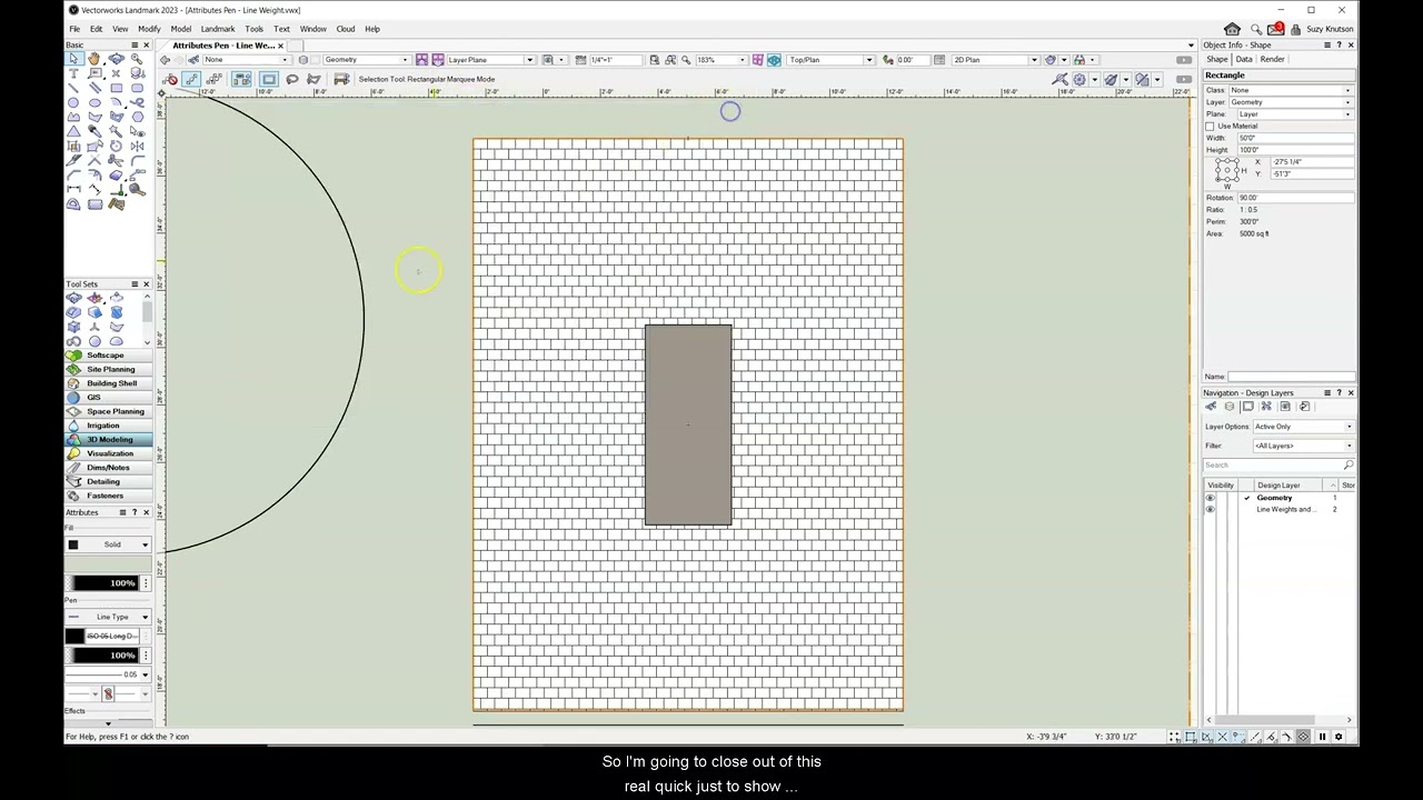 2.1e Hatch Fills - Vectorworks 2023