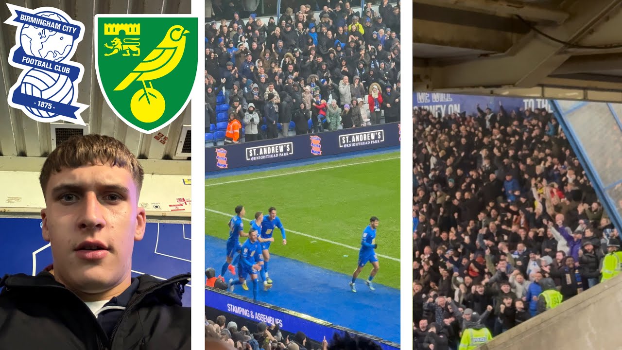 AWAYDAY DISASTER as NORWICH get THRASHED by BIRMINGHAM ! Birmingham 4-1 Norwich | Vlog 