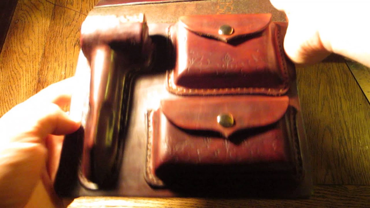 Leather Tobacco Pipe Kit - Pipe Case