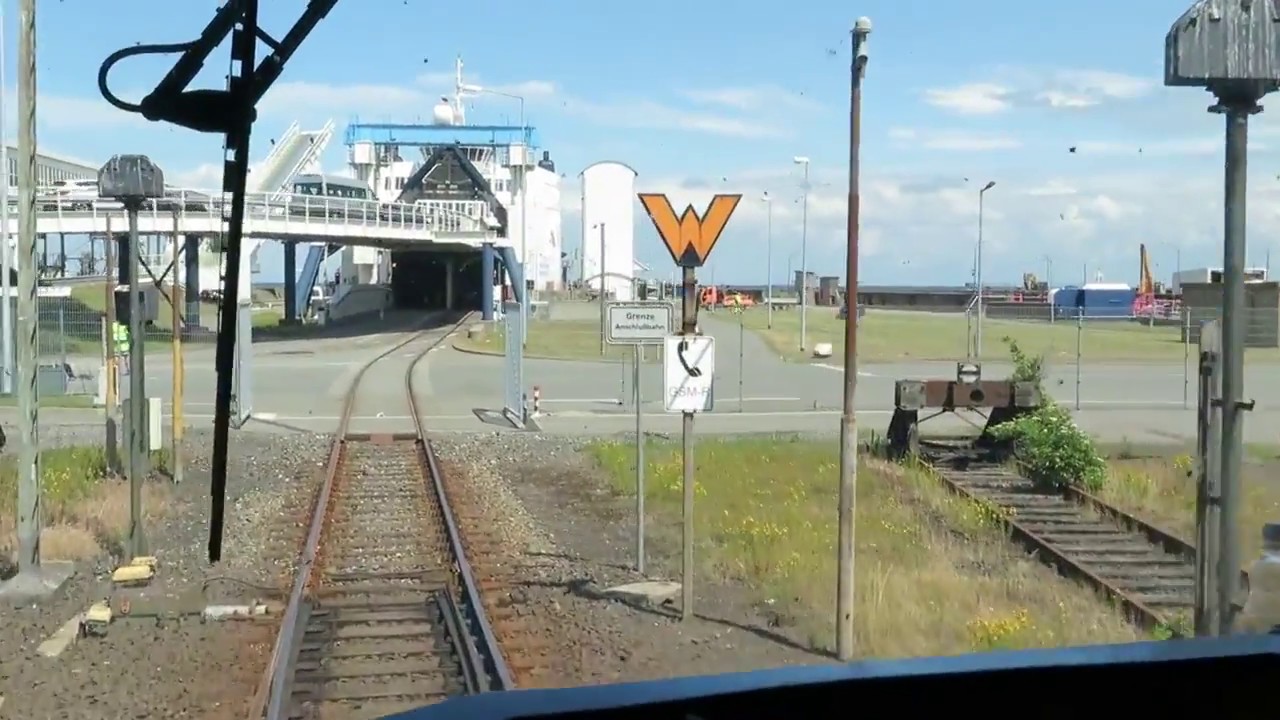 IC3 Train Loading Onto the Ferry