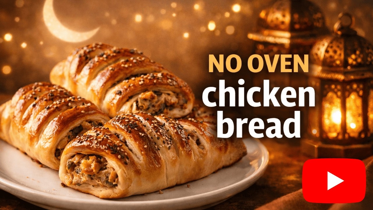 ramadan special no oven chicken bread recipe #ramadan #novenrecipe