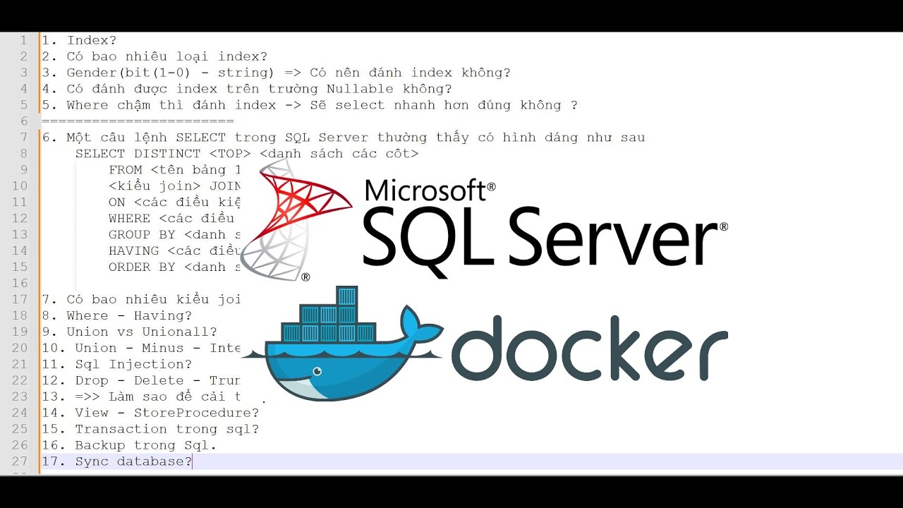 Trở Thành Senior .NET Developer  - Trả Lời Phỏng Vấn SqlServer - Index Sql