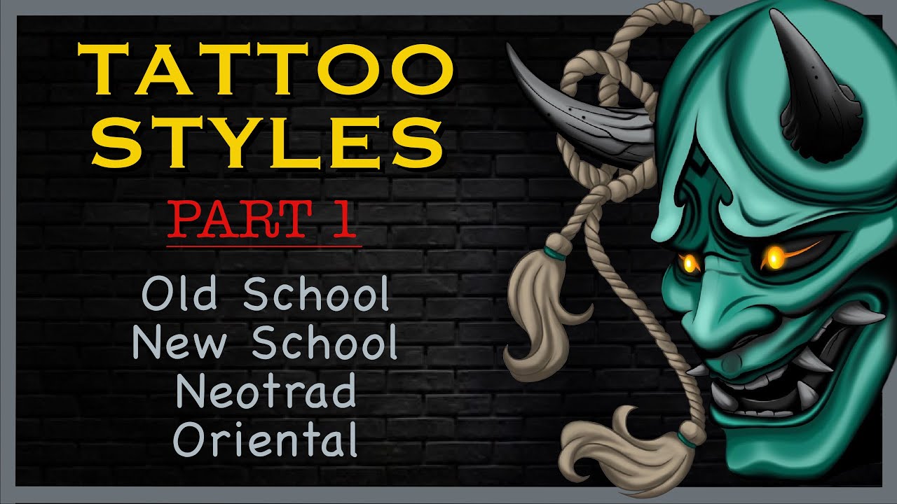 All Tattoo Styles Explained|Part 1| Old School, New School, Neo Traditional, Oriental