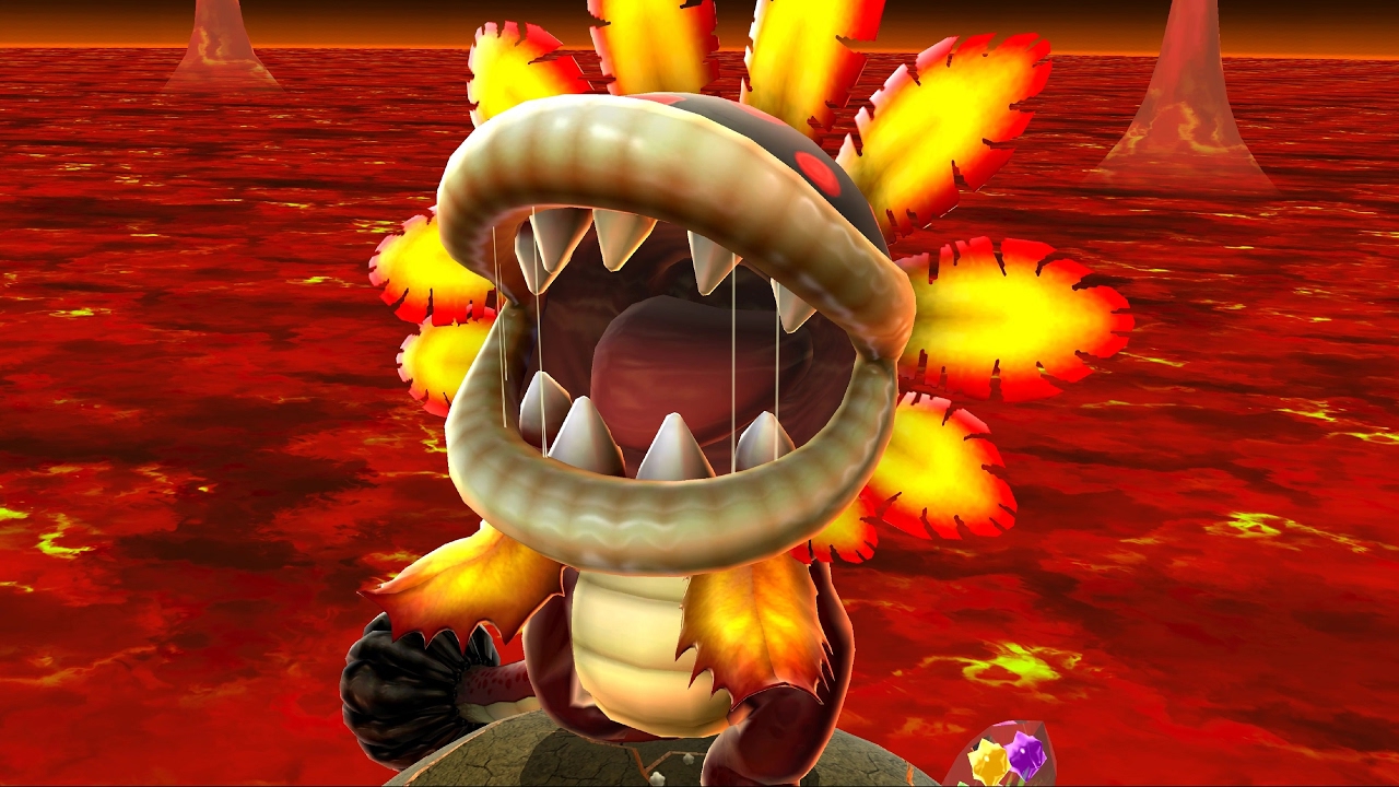 Super Mario Galaxy: Fiery Dino Piranha Boss Fight (4K 60fps)
