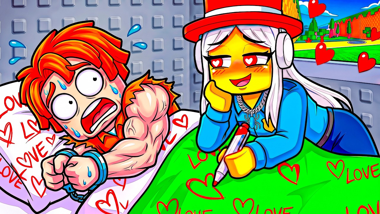 I Became SUPER STRONG In Kick A Lucky Block Prison!