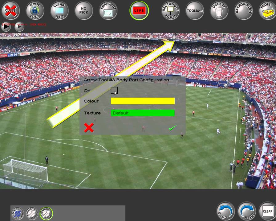 Point-HD Trainer Telestrator Stretchy Arrow Tool