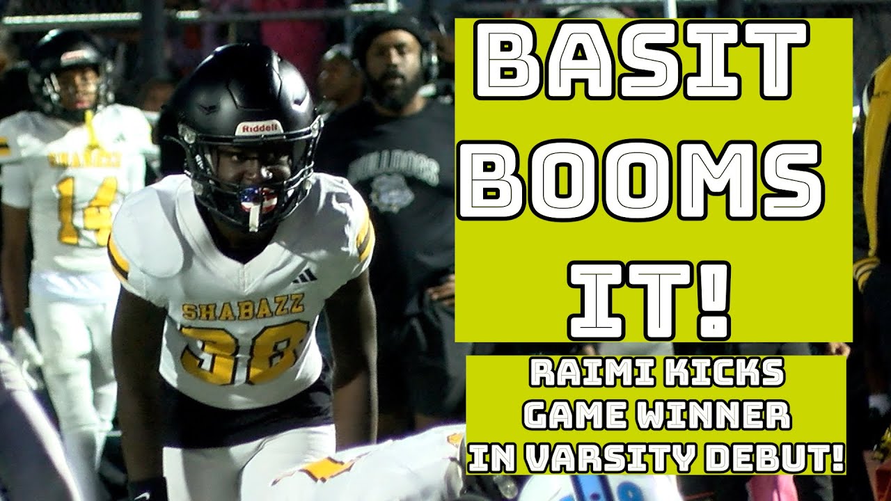 Shabazz 10 West Orange 7 | Week 0 Highlights | Basit Raimi Game Winning FG in 1st Varsity Game!