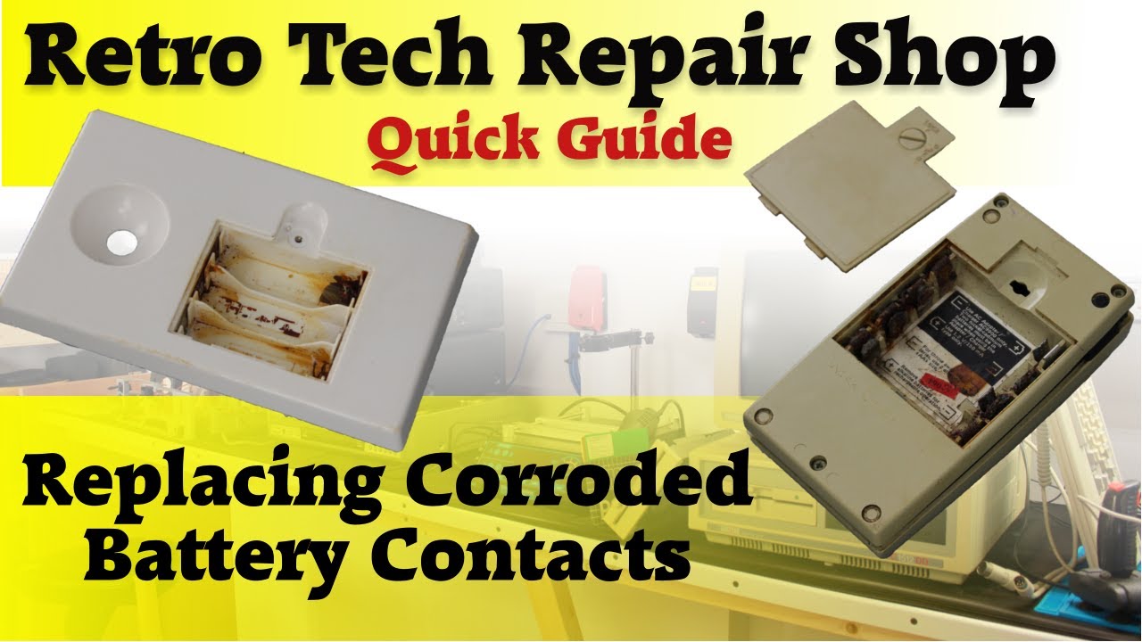 Battery contact replacement quick guide. Batteries leaked? Let's sort that out, step by step guide.