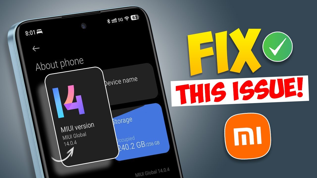 How to Fix MIUI Version Not Open Problem in Xiaomi Phones | The MIUI Updater is Not Working