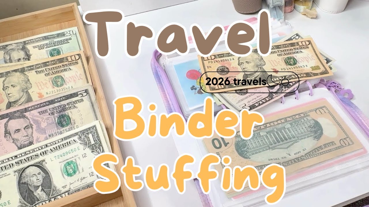 First Travel Binder Stuffing | $300+ 2026 Travel Savings | TorsCashCorner
