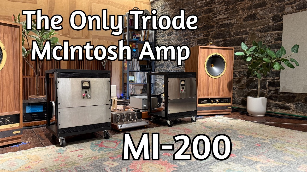 McIntosh's Only Triode Amplifier ~ MI-200 Restoration Overview & Bench Testing