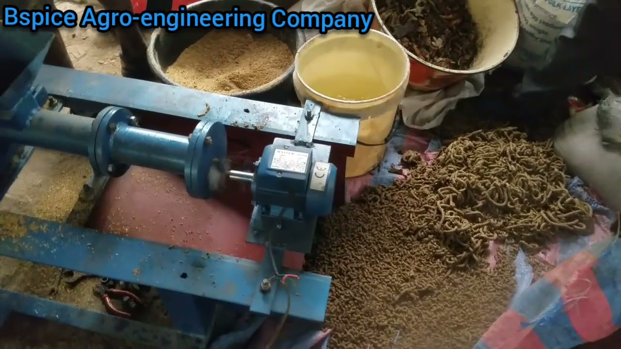 STEP BY STEP ON HOW TO PRODUCE FLOATING FISH FEEDS WITH BSPICE DIESEL POWERED EXTRUDER MACHINE ( ESD