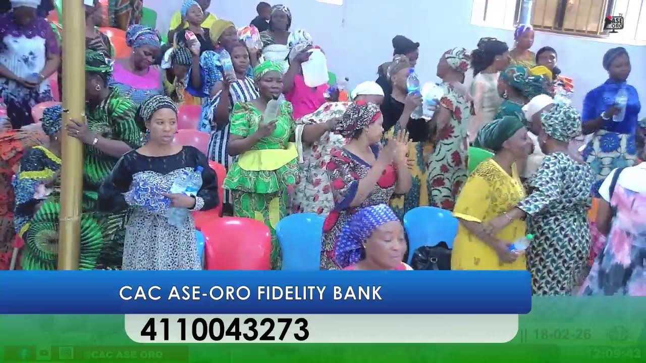 WAKATI IGBEDIDE SINU OGO LIVE BROADCAST || 18 - 02 - 2026