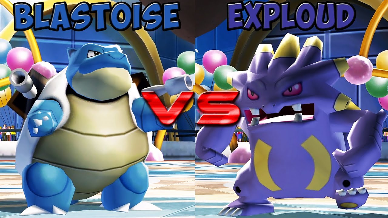 Pokemon battle revolution - Blastoise vs Exploud