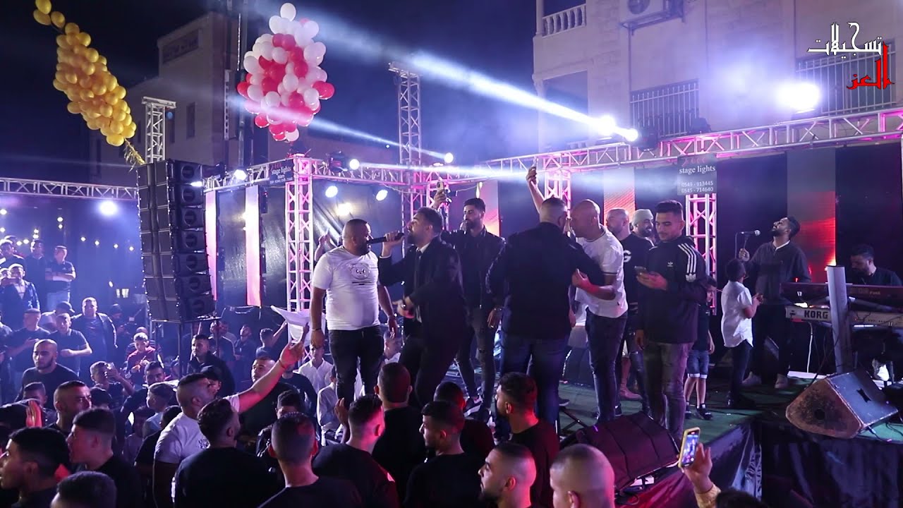 الفنان نزار حداد || هلا يابو العبايا السودا 💥 استقبال مميز 💥 مهرجان العريس قاسم السلايمة || القدس
