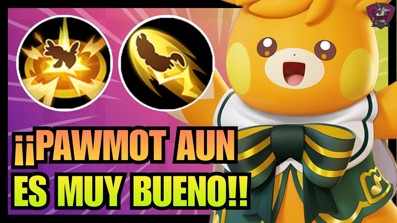 PAWMOT ES DEMASIADO BUENO😳MEJORES OBJETOS Y MEDALLAS⭐BUILD PAWMOT POKEMON UNITE