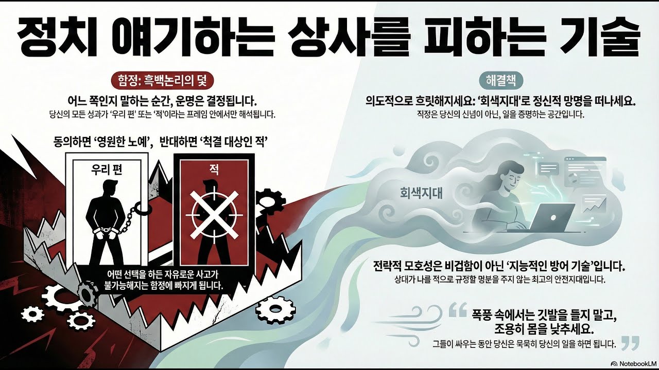 [팟캐스트] 직장인 처세술, 흑백논리 상사 앞에서 