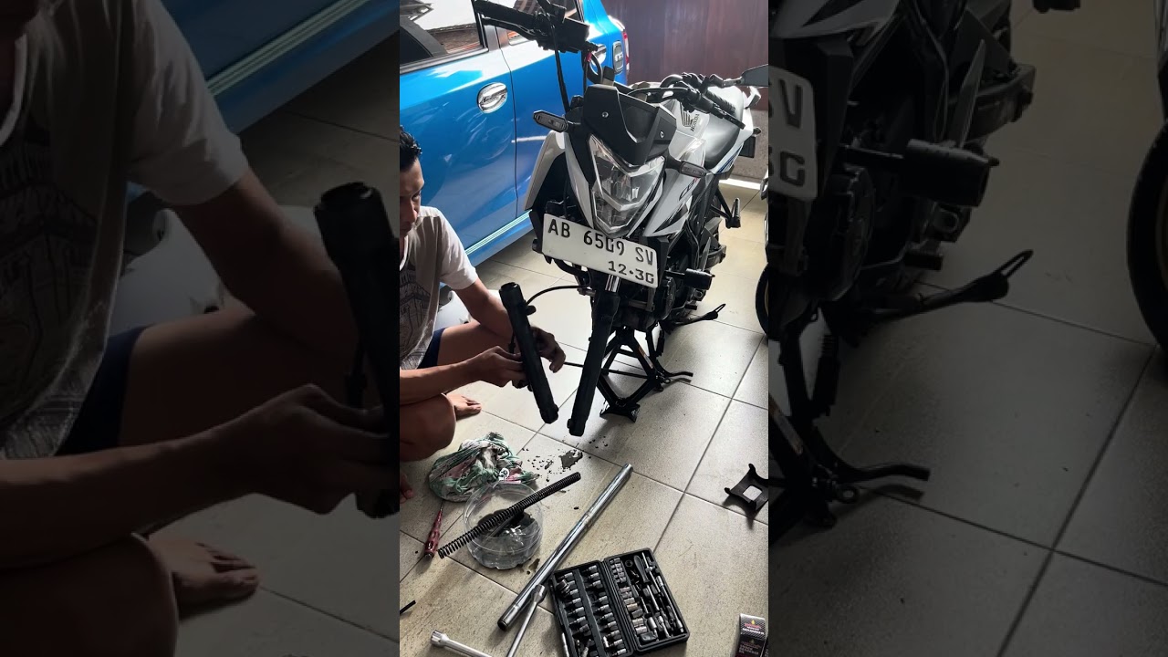  Mendadak jadi ahli motor