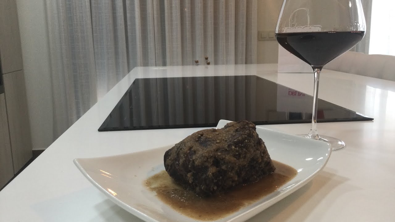 Carrilladas de vacuno al oporto sin gluten